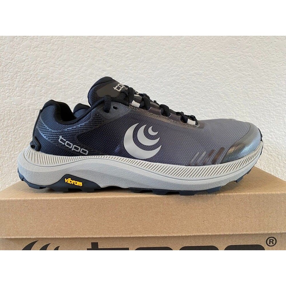 Topo Athletic MT-5 Charcoal/Grey Womens 7 Vibram Sole Trail Running Shoes